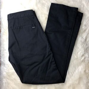 RCVA Slim Chino Black Pants Size 31